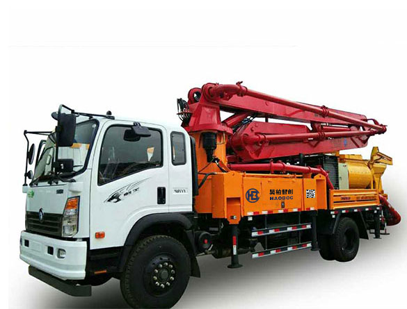 28米攪拌泵車